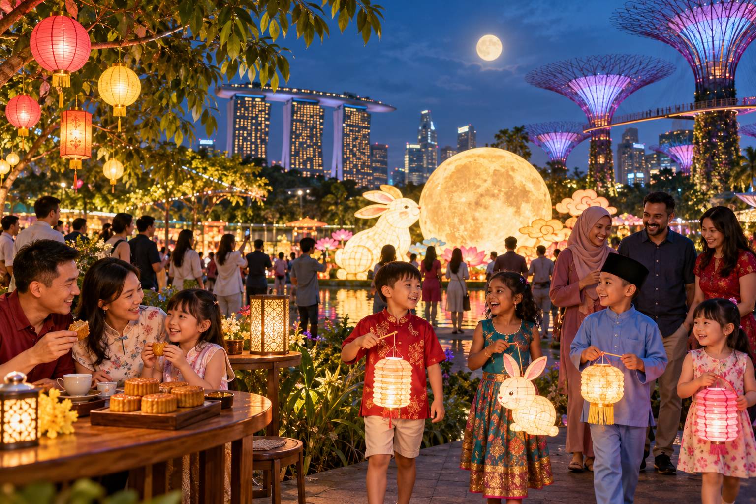 Lễ hội Trung Thu 2026 tại Gardens by the Bay với sắc màu lung linh đầy kỳ diệu 
