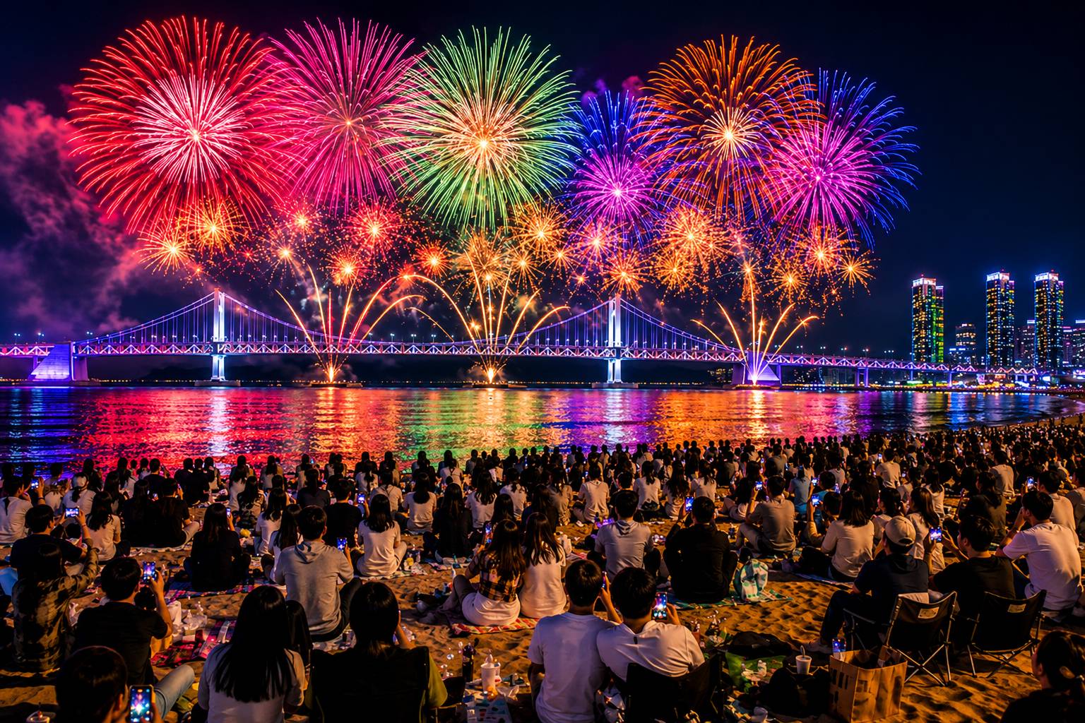 Màu sắc rực rỡ tại lễ hội Busan Sea Festival