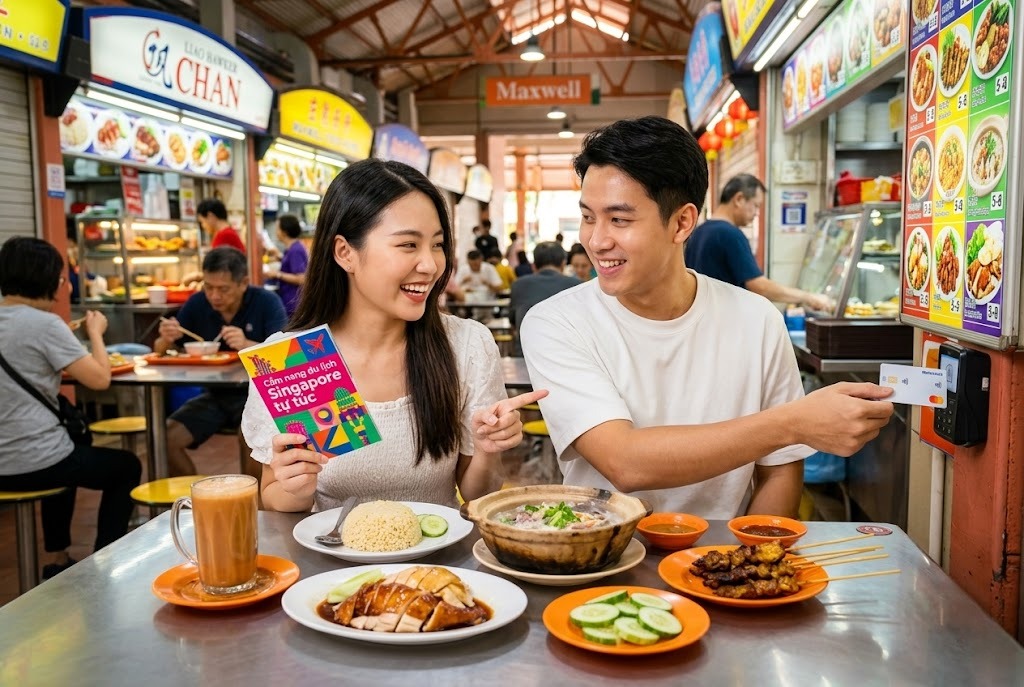 Quản lý chi phí ăn uống khi du lịch Singapore tự túc