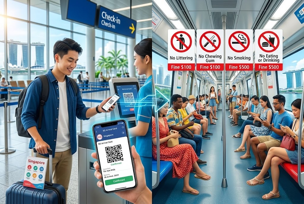 Du lịch Singapore tự túc cần trang bị những thông tin về quy định hữu ích
