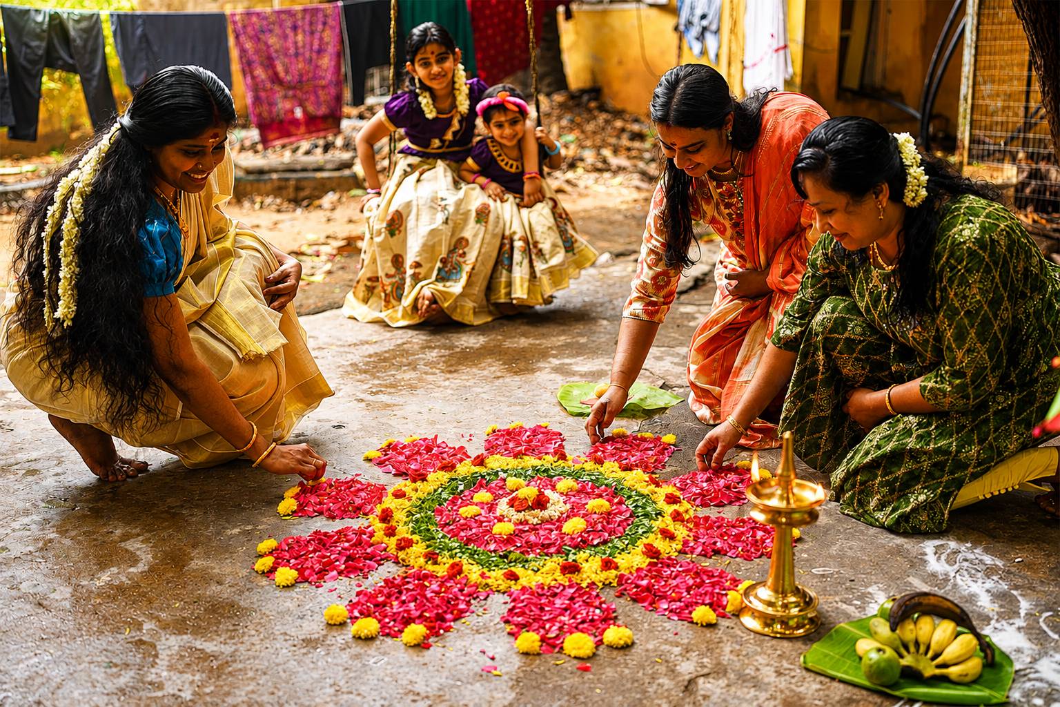 Không gian gia đình và tín ngưỡng đậm bản sắc văn hóa của Onam 